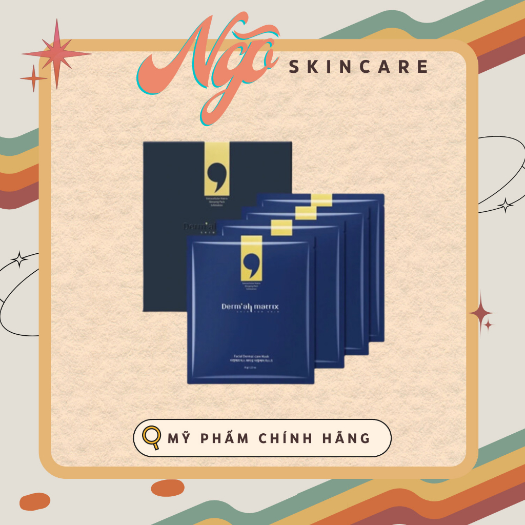 Mặt Nạ Thạch Derm All Matrix Hàn Quốc - Màu Xanh